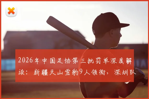 2026年中国足协第三批罚单深度解读：新疆天山雪豹9人领衔，深圳队7人上榜详情